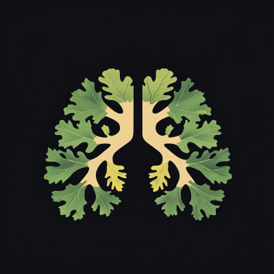 Minimalist Lungs Logo