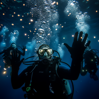 Diving Underwater Adventure