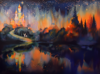 Surreal Dreamscape Castle