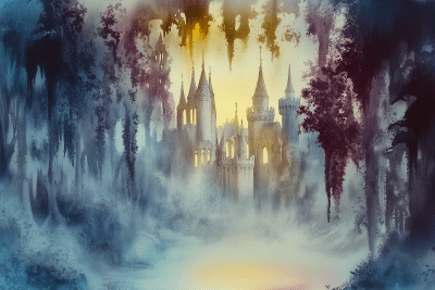 Mystical Castle in the Forest