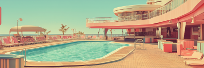 Vintage Cruise Ship Deck