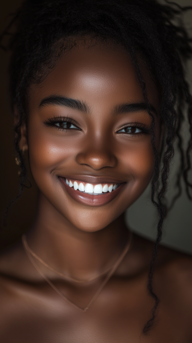 High Fashion Smiling Portrait