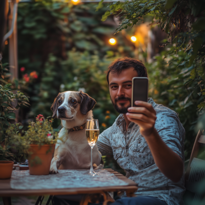 Selfie in the Garden