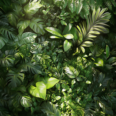 Lush Green Plants