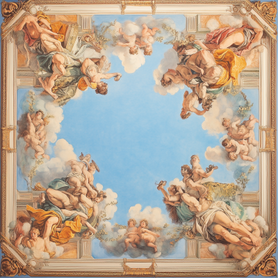 Renaissance Ceiling Fresco