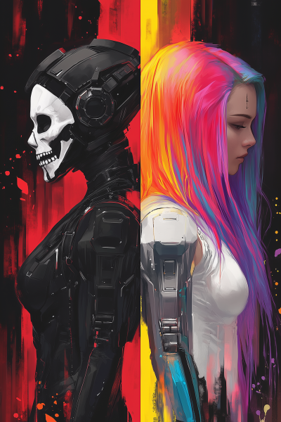 Cyberpunk Contrast