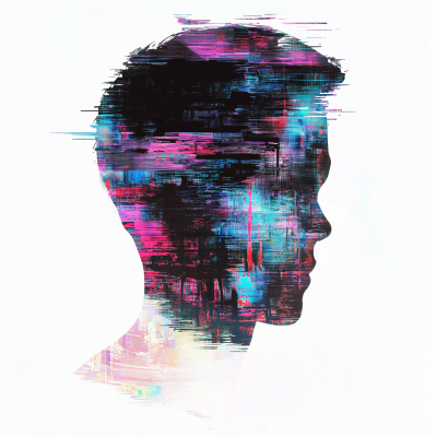 Glitch Art Portrait