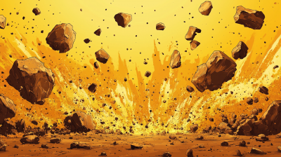 Exploding Dirt and Rocks