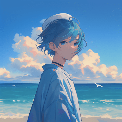 Boy by the Ocean