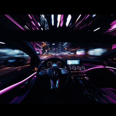 Night Drive in Manhattan