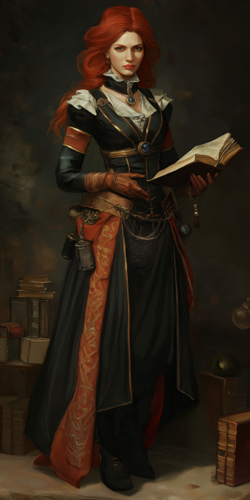 Academic Mage in Robes