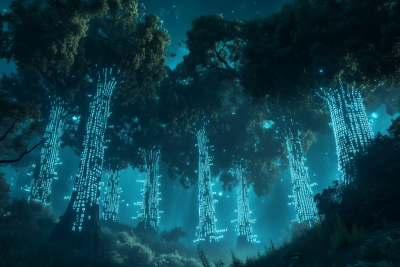 Bioluminescent Forest