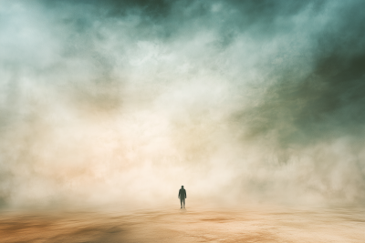 Solitary Desert Figure