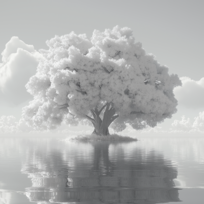 Gigantic White Tree