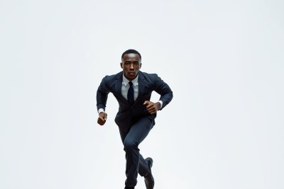 Runner in Suit