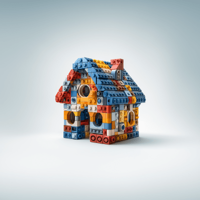 Colorful Lego House