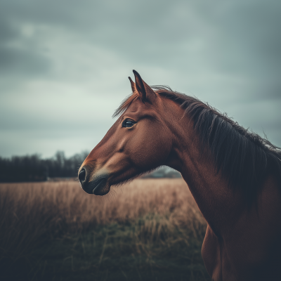 Beautiful Horse in Profile