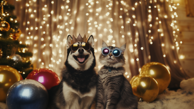 New Year Celebration with Pets