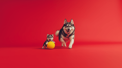 Playing Huskies