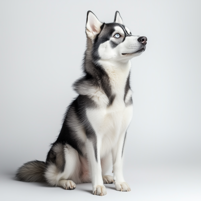 Striking Husky Portrait