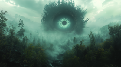 Giant Eye in the Mist