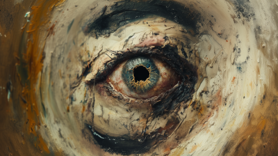 Close-up of a Disturbing Eye