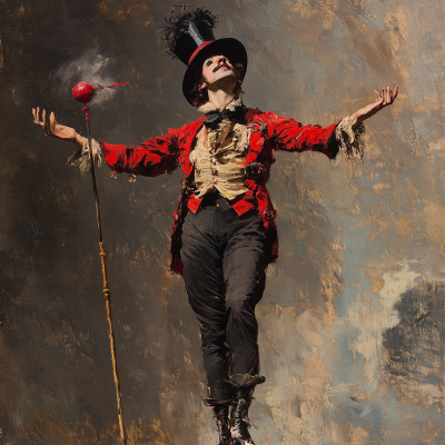 Stilt Juggler Performance