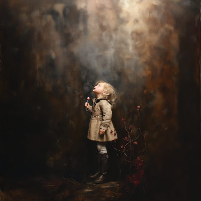 Victorian Girl with Lollipop