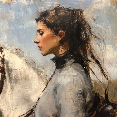 Woman on Horseback