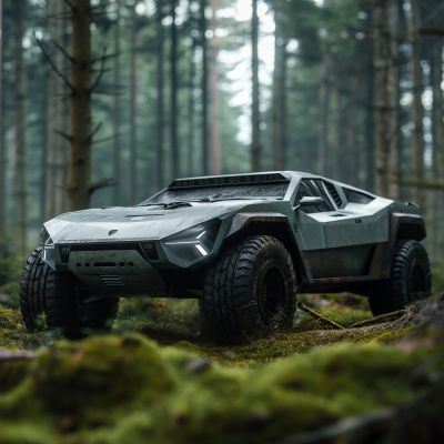 Lamborghini ATV in the Woods