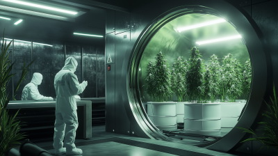 High Tech Cannabis Growing Room