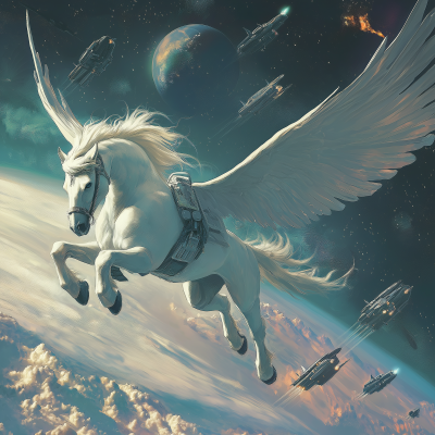 Pegasus in Space