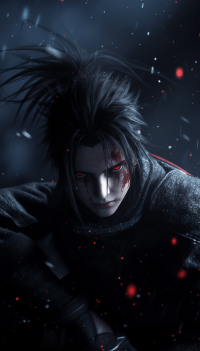 Dark Themed Naruto Portrait