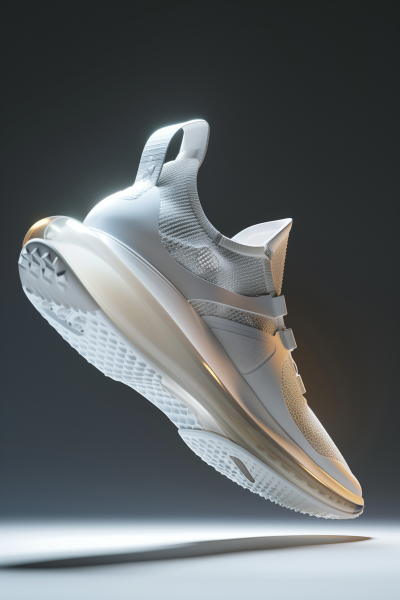 Realistic White Sneaker