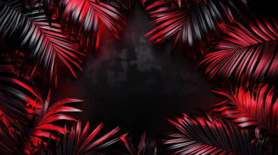 Neon Palm Oasis