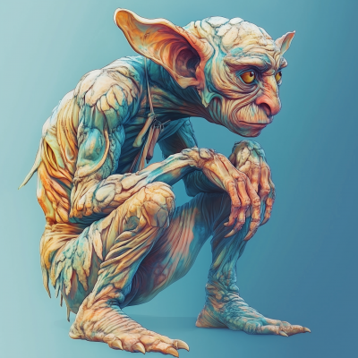 Fantasy Humunculus Troll Man