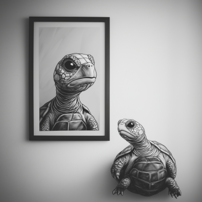 Cute Turtle Office Worker