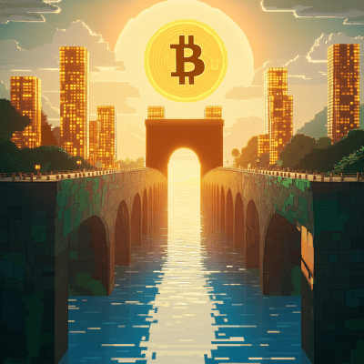 Futuristic Bitcoin City