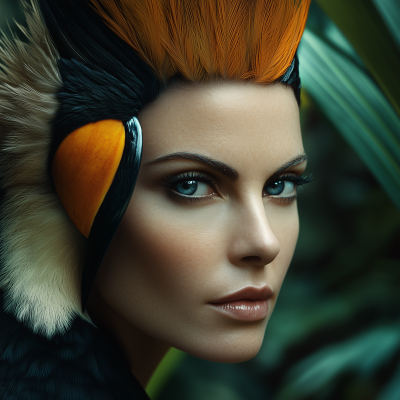 Toucan inspired by Charlize Theron