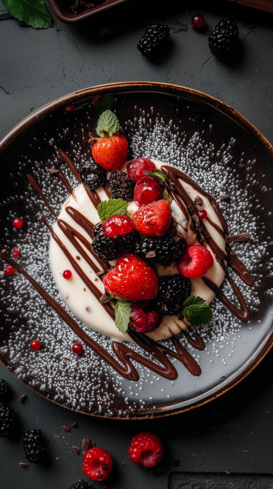 Delicious Desserts with Berries