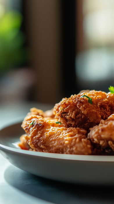 Modern Fried Chicken Presentation