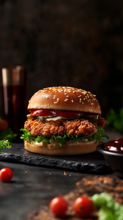 Modern Fried Chicken Sandwich