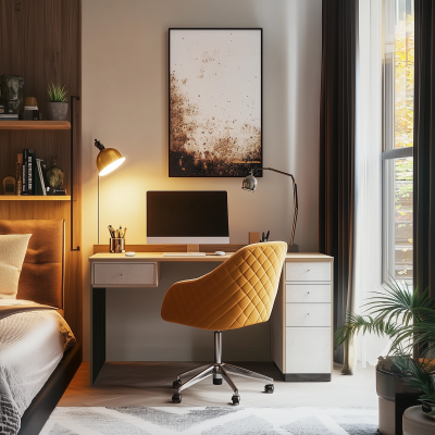 Modern Desk Interior