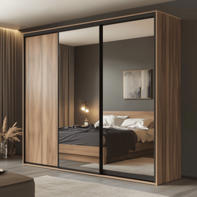 Wardrobe with Mirror