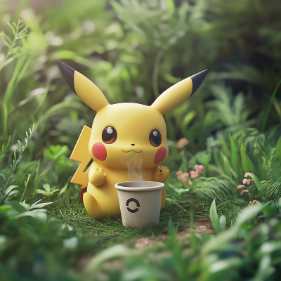 Pikachu Tea Time