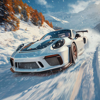 Snowy Porsche Adventure