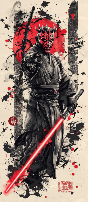 Darth Maul Samurai Tattoo