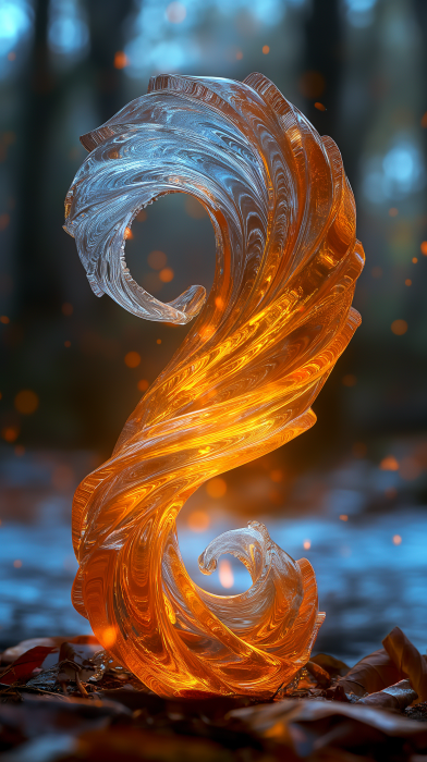 Swirling Fire and Ice