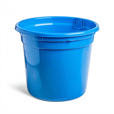 Isolated Plastic Bucket