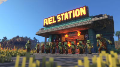 Zombie Overrun Fuel Station